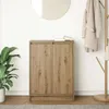vidaXL Kredens dębowy Artisan 57x34x76 cm materiał Podgląd zdjęcia produktu 3
