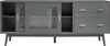 Fernsehschrank 'Susa' 2 Schiebetüren mit Glasfront 160 x 40 Produktbild-Vorschau 6