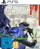 The image is a video game cover art for 'Raidou Remastered: The Mystery of the Soulless Army' on PS5. It features characters from the game, the game title, and age rating symbols. Produktbild-Vorschau