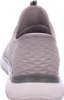 The back view of a gray slip-on sneaker. Podgląd zdjęcia produktu