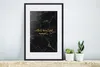MuchoWow® Gerahmtes Poster Zitate - Sprichwörter - Gold - Produktbild-Vorschau 4