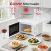 Galanz Mikrowelle 20L Weiß 700W mit Auftaufunktion, 6 Produktbild-Vorschau 6
