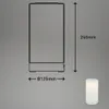 Briloner Leuchten - LED Tischlampe Akku, Dimmbar, Glas LED Produktbild-Vorschau 7