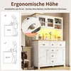 Flieks Seitenboard mit LED-Lichtleiste & Getränkehaltern Produktbild-Vorschau 7