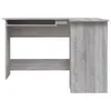 vidaXL Rohový písací stôl Grey Sonoma 120x140x75 cm Náhľad obrázku produktu 4