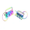 10 Schlüsselband Rohling 30mm Rainbow Schlüsselanhänger Produktbild-Vorschau 2