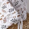 BLUMENWIESE Braun 100% Baumwolle 420 x 30 cm BETTUMRANDUNG Produktbild-Vorschau 4