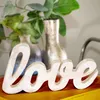 Holzfigur, "Love", Weiß, Dekoration Produktbild-Vorschau 1