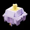 A single mechanical keyboard switch is shown against a black background. Produktbild-Vorschau