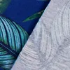 SCHÖNER LEBEN. Tischdecke Dschungelpflanzen blau grün rosa Produktbild-Vorschau 6