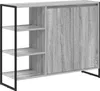 vidaXL Szafka boczna szara Sonoma 96,5 x 30 x 75 cm Podgląd zdjęcia produktu 2