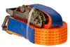 UNITRAILER Spanngurt mit Ratsche 12m 50mm 5t Orange Produktbild-Vorschau 4