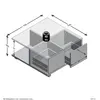 FMD Mobiler Couchtisch 70x70x35,5 cm Betongrau und Produktbild-Vorschau 15