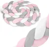 Paraurti per culla Ricokids 3m - rosa e grigio Anteprima dell’immagine prodotto 2