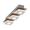 Brilliant LED Deckenleuchte Transit Aluminium silber 3 x 4W Produktbild-Vorschau 1