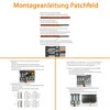 ORSEM Patchpanel Cat.6 Patchfeld Netzwerk Verteilerfeld 24 Produktbild-Vorschau 8