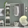 Kleiderschrank verstellbar Vorhangschrank Produktbild-Vorschau 8