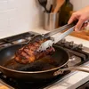 Grillzangen, Grillzange Edelstahl Bratwurstzange für Jagd Produktbild-Vorschau 3