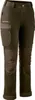 A pair of brown women's trousers with reinforced knees and cargo pockets. Produktbild-Vorschau