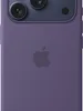 Close-up of the back of a purple iPhone case with the Apple logo embossed in the center. Podgląd zdjęcia produktu