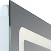 A close-up view of the edge of a mirror with integrated LED lighting. Náhľad obrázku produktu