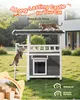 VEVOR Katzenhaus Outdoor, 2-stöckiger Katzenunterstand aus Produktbild-Vorschau 5