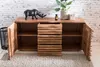 FineBuy Sideboard Acacia massif 160 cm 2 portes & 3 tiroirs Voir les images du produit 4