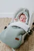 Baby's Only Fußsack Autositz 0+ Robust - Taupe Produktbild-Vorschau 2