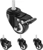 H&S 4x 50mm Möbelrollen - Roues Möbel Lenkrolle mit M10 Voir les images du produit 1