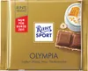 A close-up of a Ritter Sport chocolate bar wrapper with a piece of chocolate shown. Náhled obrázku produktu