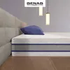 A mattress is shown in a bedroom setting with a headboard and bedside table. Náhľad obrázku produktu
