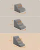 Feandrea Hundetreppe, 4 Stufen, Waffelcord, Haustiertreppe, Produktbild-Vorschau 6
