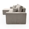 A sectional sofa is shown from a side angle against a white background. Produktbild-Vorschau