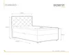 BOXSPRINGBETT Diamaro 120x200 cm mit Bettkasten und Topper Produktbild-Vorschau 6