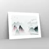 Poster - Poster ohne Rahmen - Berge Vögel Modern - 40x30 cm Produktbild-Vorschau 7