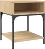 vidaXL Nočný stolík Sonoma Dub 40x41x50 cm odvodený výrobok Náhľad obrázku produktu 2