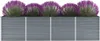 vidaXL Garten-Hochbeet Verzinkter Stahl 320x80x77 cm Grau Produktbild-Vorschau 2