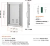 SucceBuy Drzwiczki dostępu do grilla, 356 x 508 mm, Podgląd zdjęcia produktu 7