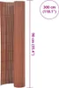 vidaXL Obojstranný záhradný plot z PVC 90 x 300 cm hnedý Náhľad obrázku produktu 5