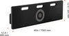 A black training board with target markings and measurement indicators. Voir les images du produit