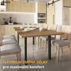 MetaloPro Etamin Split Stolové nohy kovové, stabilné stolné Náhľad obrázku produktu 7