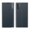 Galaxy Note 10 Pouzdro, Slim Flip Kožené Pouzdro s Okénkem Náhled obrázku produktu 2