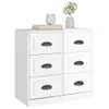 vidaXL Sideboard Hochglanz-Weiß 70x35,5x67,5 cm Produktbild-Vorschau 18