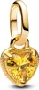 Herz Mini-Charm-Anhänger ME, IP Gold, Zirkonia von PANDORA Produktbild-Vorschau 1