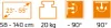 my wall HL 45-3L TV Deckenhalter klappbar 23 - 55 Zoll LED Produktbild-Vorschau 8