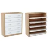 Schuhschrank mit 5 aufklappbaren Schubladen, Schuhregal mit Produktbild-Vorschau 5