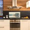 Coloray Küchenrückwand 100x50 Spritzschutz aus Glas - Monet Produktbild-Vorschau 3