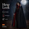 Premium Halloween Umhang XXL (180cm) wechsel Rot & Schwarz Produktbild-Vorschau 5