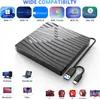 ZELURXX Externes DVD-Laufwerk, USB 3.0 und Typ-C, tragbares Produktbild-Vorschau 2