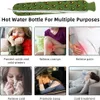 Liter Wärmflasche aus Gummi mit weichem Chenille-Bezug, Produktbild-Vorschau 3